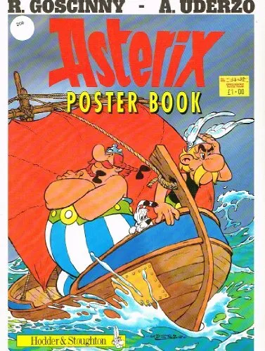 Asterix Poster Book by Goscinny Poster Book The Cheap Fast Free Post