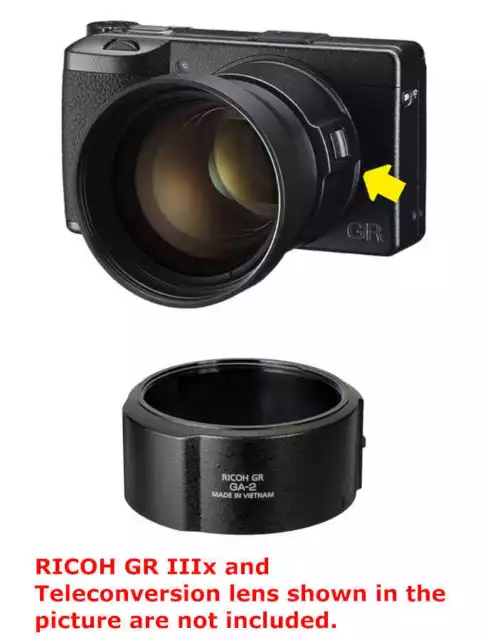 RICOH GA-2 Lens Adapter for RICOH GR IIIx Compact Digital Camera Fast Ship Japan