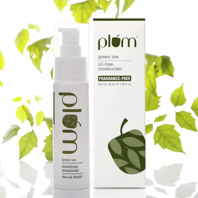 Plum Thé Vert sans Huile Hydratant pour Tous les Types de Peau 50ml