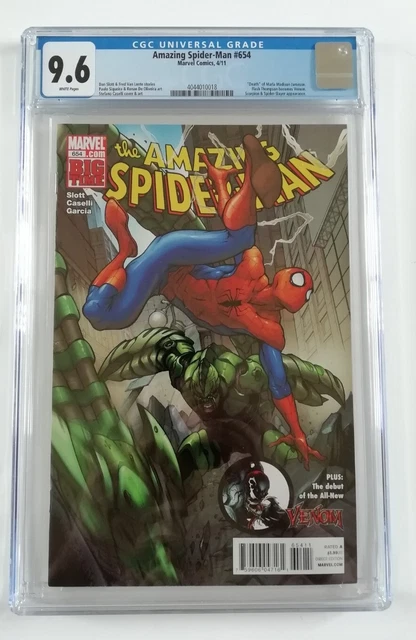 CGC AMAZING SPIDERMAN #654. Flash⚡ Thompson becomes venom⚡