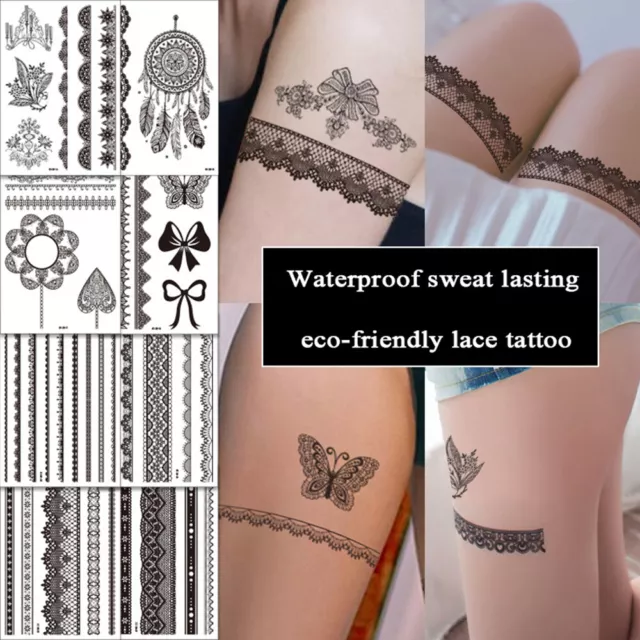 Sexy Tattoo Stickers Temporary Tattoos Body Art Leg Tattoo Stickers Waterproof