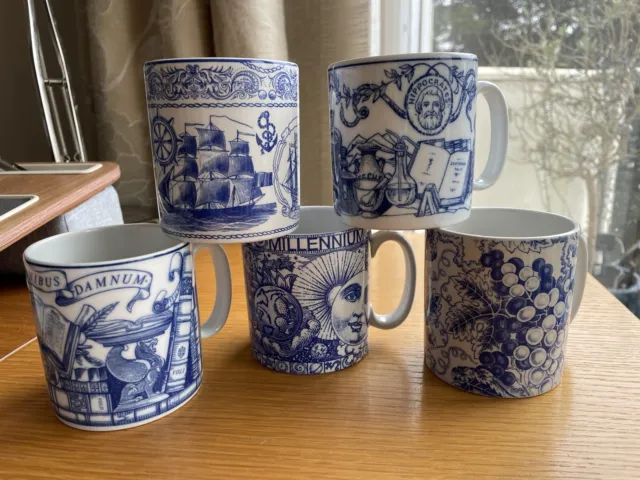 Spode Blue Room Selection of Coffee Mugs 8cm High. Priced Individually