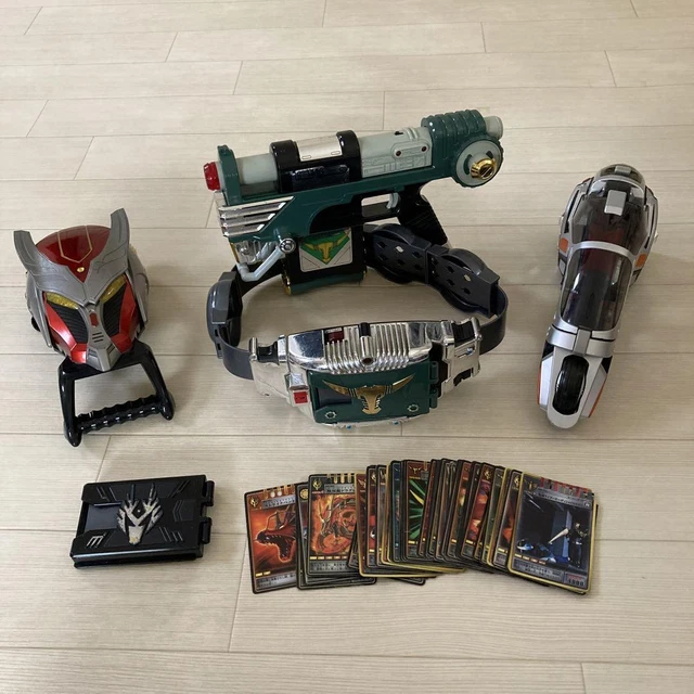 KAMEN RIDER MASKED Ryuki DRAGON KNIGHT Morpher Belt 4p Card 39p set ...