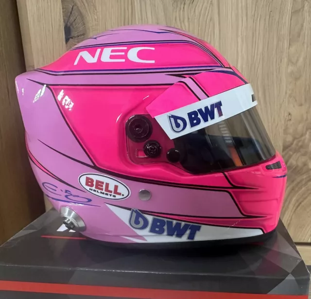 Helm Esteban Ocon 2018, Bell, 1:2, F1, Formula1, Force India, BWT