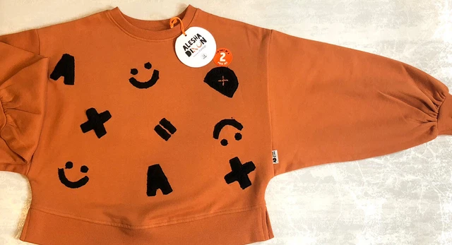 Alesha Dixon Girls Sweatshirt and Leggings, Tan Mix, Age 6-7, New RRP £16 8