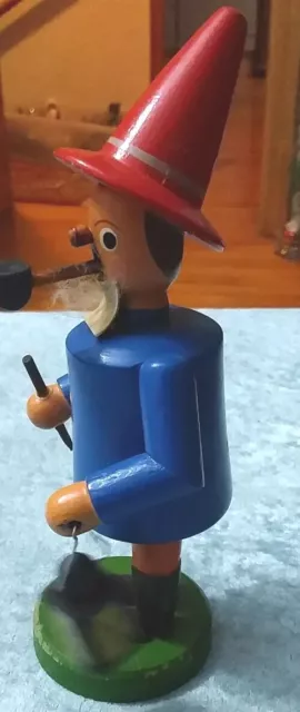 Altes Rauchermännchen Räuchermann  Nachtwächter Erzgebirge Höhe 17 cm