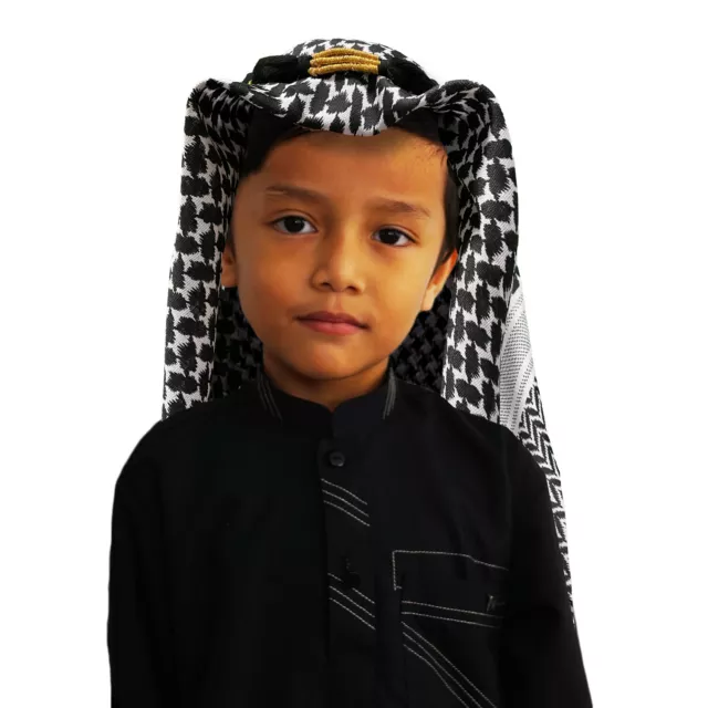 Childs Kids Boys Shemagh Scarf Igal Set Arabic Nativity Boys Ramadan Eid Gift