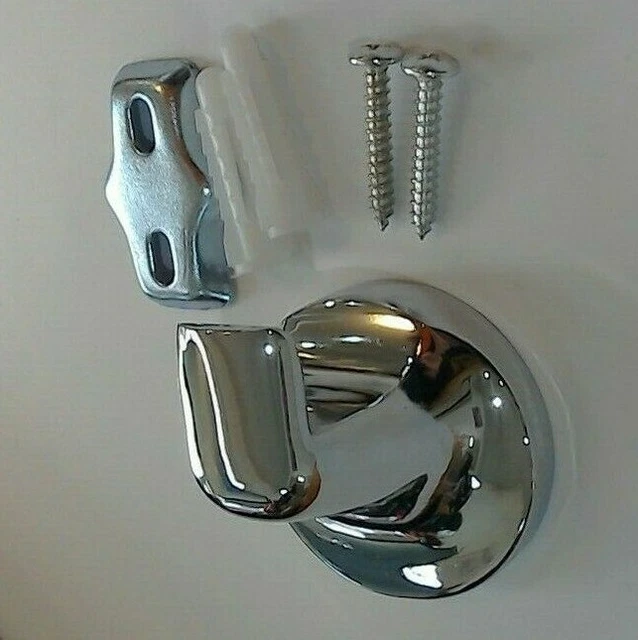 COACHMAN TOWEL HOOK Caravan or Motorhome Chrome Finish Metal Coathook