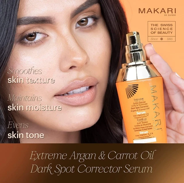 Coffret Soins Makari Suisse 5 Pièces - Éclat & Anti-taches à L'Argan - Lot De 200g - Neuf