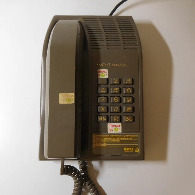 Telephone vintage Agréé France telecom  Contact Ambiance  de