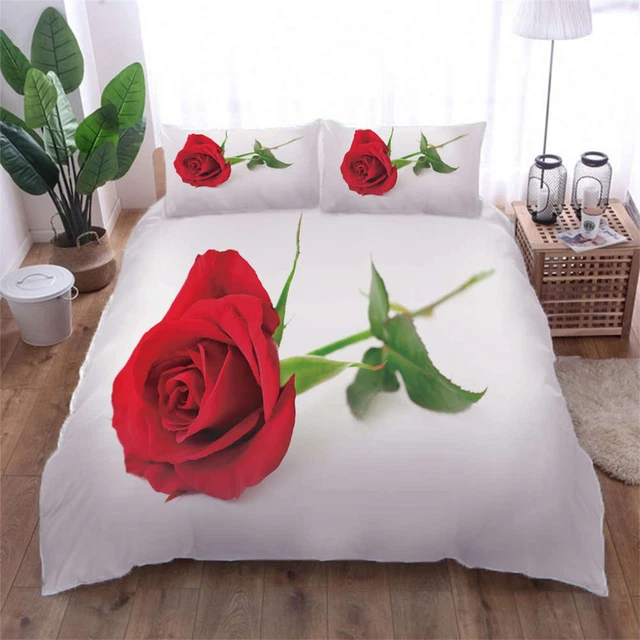 SCARLET RED SCARLET 3D Print Duvet Quilt Doona Covers Pillow Case