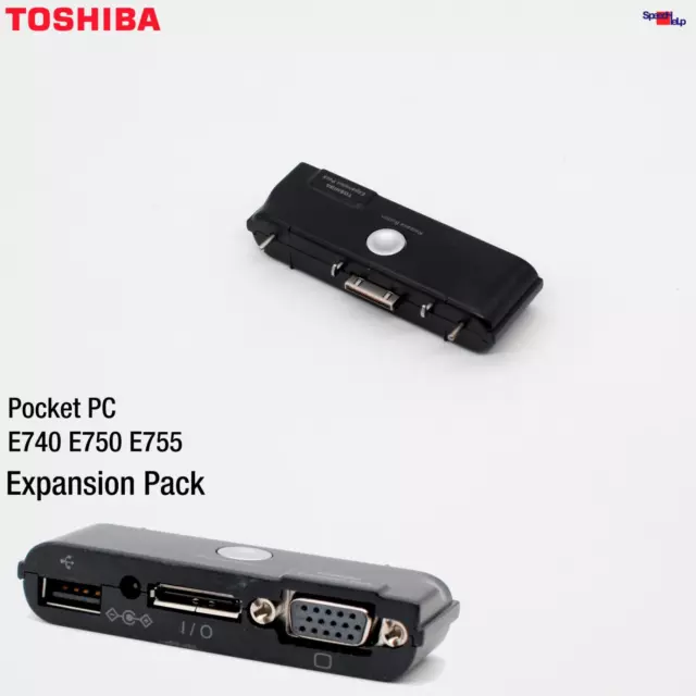 Toshiba Pocket PC E740 E750 E755 Expansion Paquet Port PA3188U-1PRP USB VGA Pda