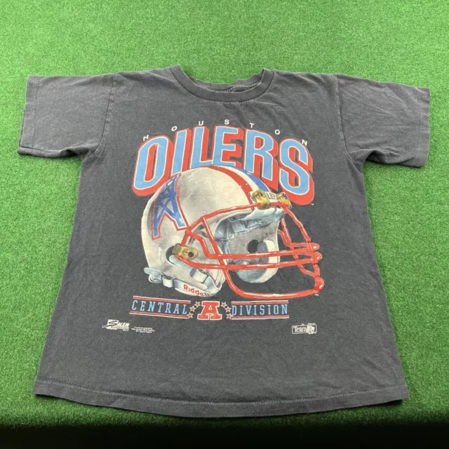 NFL VINTAGE HOUSTON Oilers Football Graphic Shirt Black Unisex Men ...