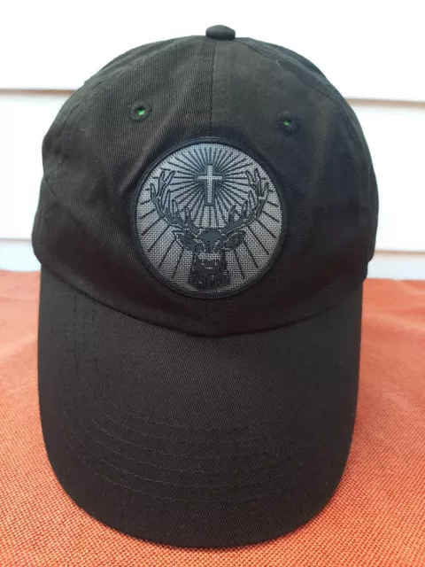 Jagermeister 3D Front Patch Adjustable Baseball Hat Black