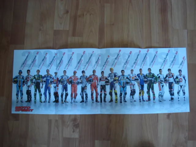 - Poster Anno 2008 - Melandri/Vermeulen/Nakano/Pedrosa/Valentino Rossi/Hayden