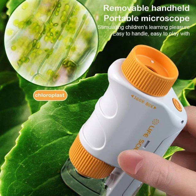 Handheld Kids Miniscope Kids Science Microscop  Kids Gift