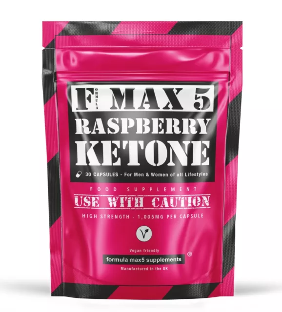 30 Raspberry Ketone Weight Loss Pills  - Strong Slimming Diet Fat Burners - New