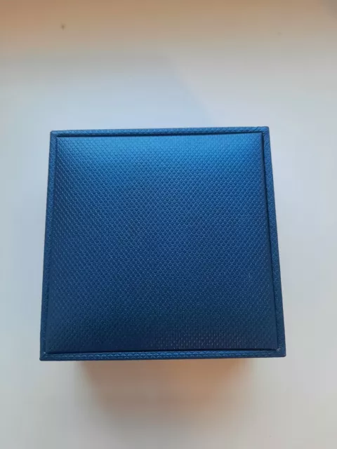 Stabile Schmuckbox Aufbewahrung blau Verpackung Accessoire stabil