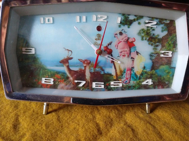 Sveglia Orologio Da Tavolo A Corda Marca Rose Vintage  Panorama Jiangsu China