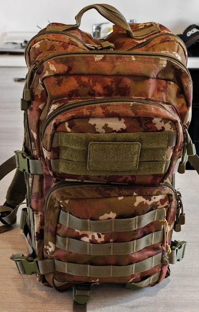 Zaino Vegetato Militare Tattico Mil-Tec Assault Pack Large 40 Litri