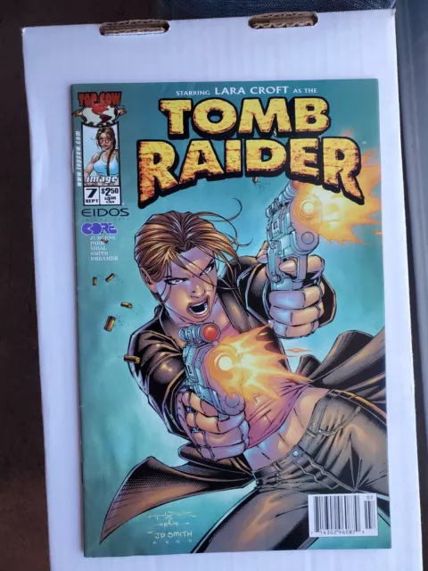 Tomb Raider #7 Newsstand Variant Low Print Top Cow Image Comics 2000 Lara Croft