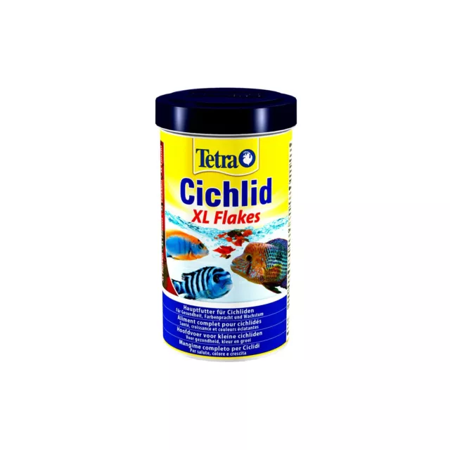 Tetra Cichlid XL Flakes 500ml Mangime in fiocchi grandi per ciclidi d'acquario