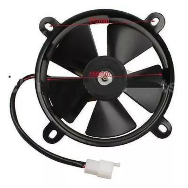 2FastMoto 6" Motorcycle Engine Cooling Fan  038-016