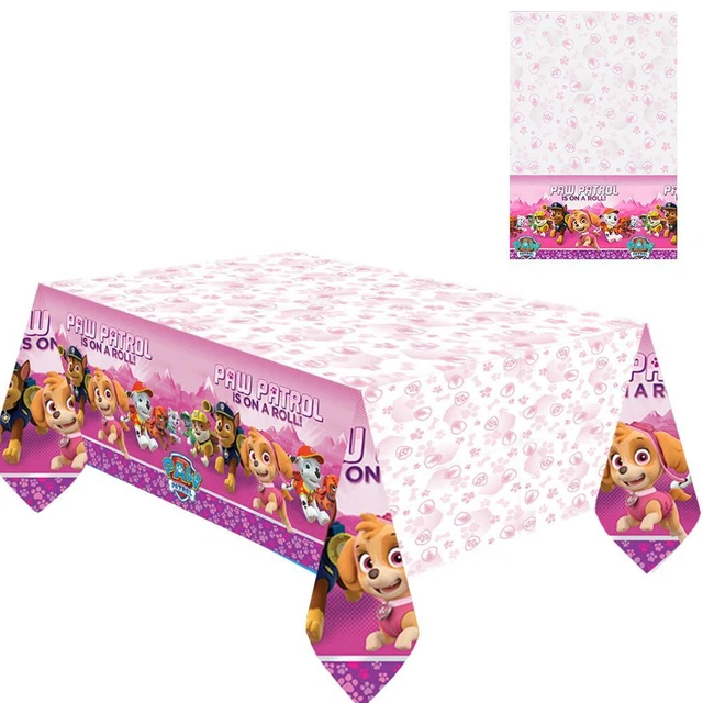 Mantel de Mesa 120 X 180CM Garra Patrol Niños Cumpleaños Fiesta