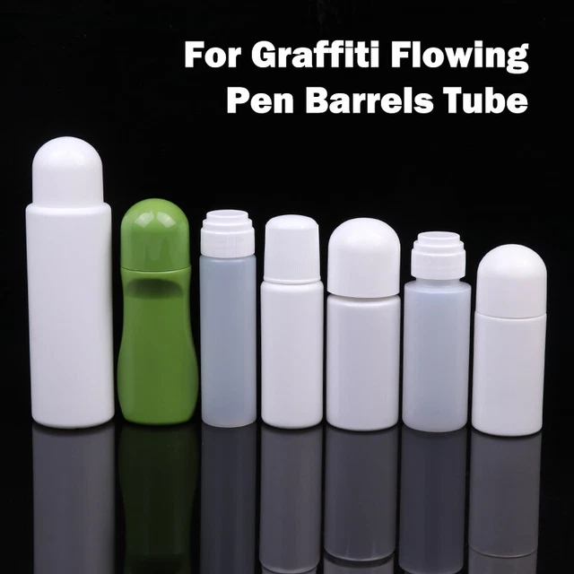 Empty Pen Rod Graffiti Flowing Tube Oily Round Head Signature Paint Penholder-EN