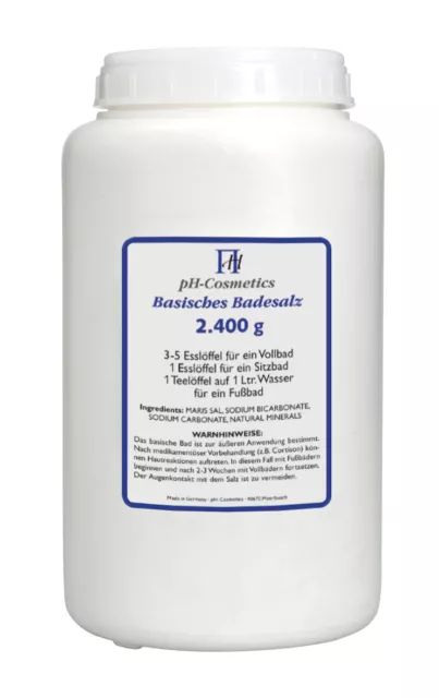 Basisches Badesalz (2400g) - pH-Cosmetics (19,13€/kg)