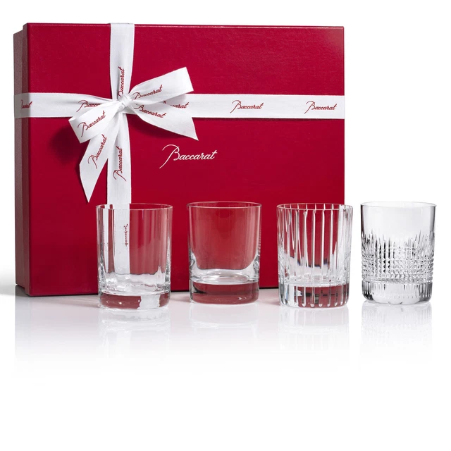 Baccarat Crystal Four Elements Set Of 4 Tumblers #2812728 Brand Nib Save$$ F/Sh