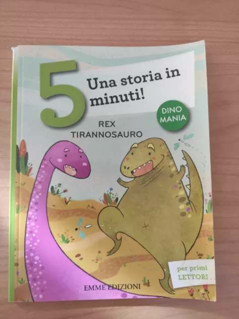 UNA STORIA IN 5 minuti - Dino Mania per primi Lettori - Emme Edizioni EUR  1,00 - PicClick IT