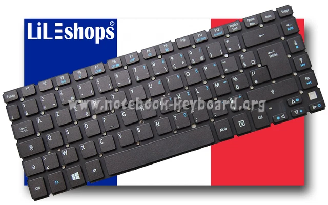 Clavier AZERTY Pour Acer Aspire E1-570G - Référence PK130N41A14 - Occasion