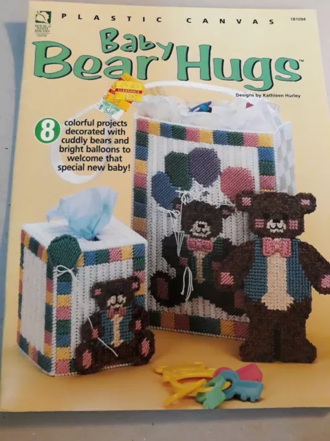 ⭐Abrazos de oso bebé, cubierta de tela y más accesorios de plástico lona libro patrón (c4)