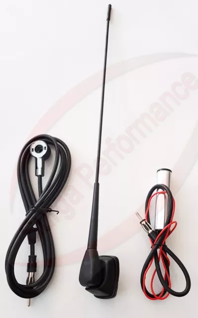 Antena Radio Coche Antena de Techo para Citroen Berlingo + Verstärstärker 12V 2