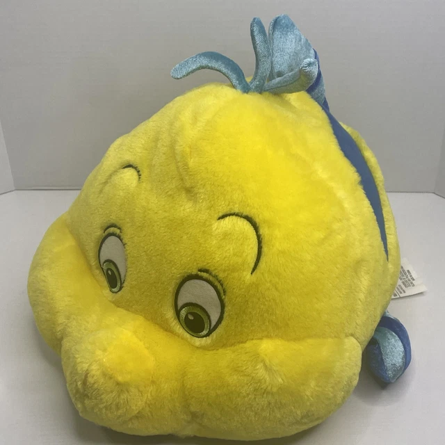 DISNEY FLOUNDER THE Little Mermaid Stuffed Animal Plush Large 16