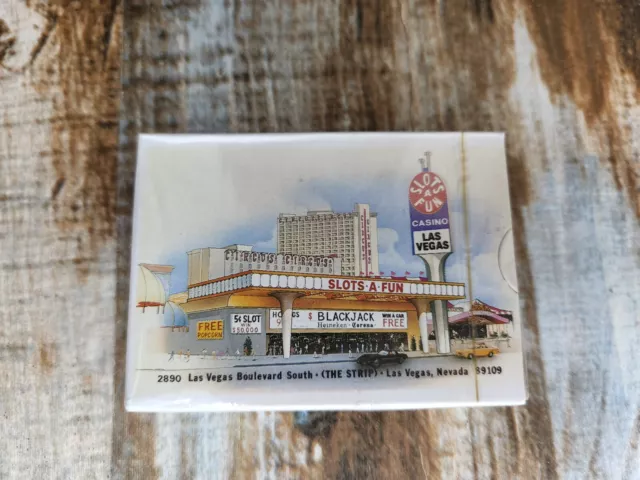 Vintage Sealed Deck Las Vegas Casino Playing Cards Circus Circus/Slots A Fun New