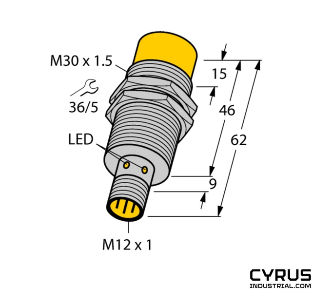 Turck NI30U-M30-AP6X-H1141 | 1646631 Inductive Sensor With Extended Switching Di