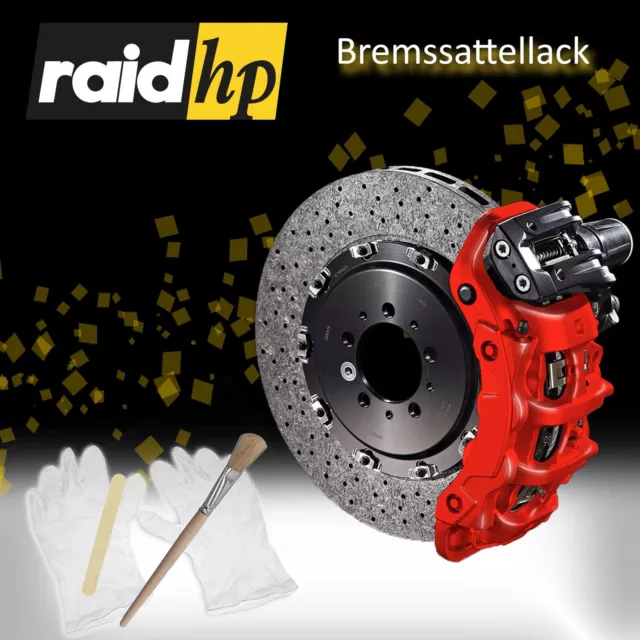 raid hp Bremssattel Lack 350001 Rot glänzend 6 - teilig