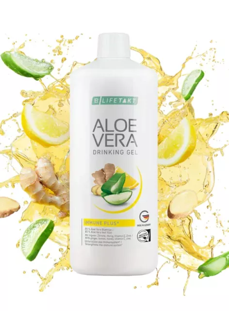 LR Aloe Vera Drinking Gel- Immune Plus- Ingwer 1000ml NEU OVP 06/2024