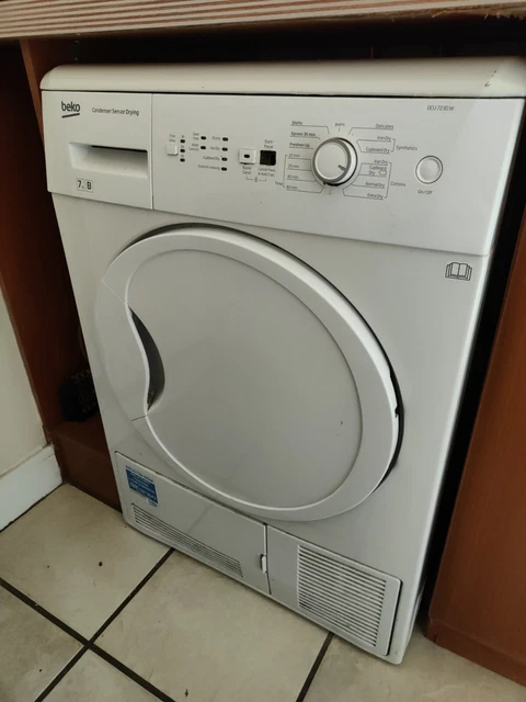 Beko dtlce80021w on sale condenser tumble dryer