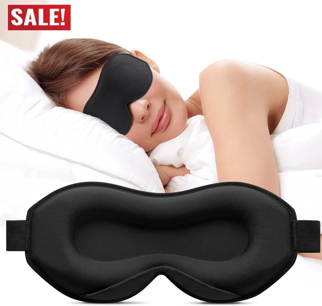 Travel Sleep Eye Mask soft 3D Memory Foam Padded Shade Cover Sleeping Blindfold
