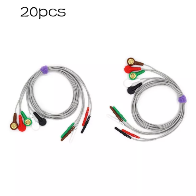 Compatible With Biosys/Spacelabs DIN 1.5mm ECG/EKG Cable 5Lead Patient Leadwire