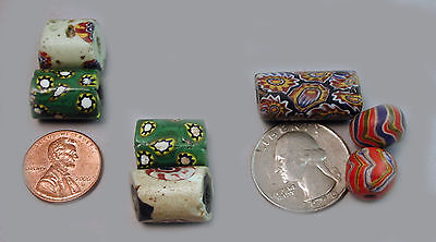 Original Trade Beads Jewelry Glass Currency Mille Fiori Lucky Venetian Ethnix