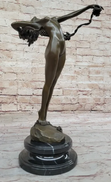 Bronze Figure Sculpture nude women by Harriet Frishmuth Hot Cast Marble Figurine