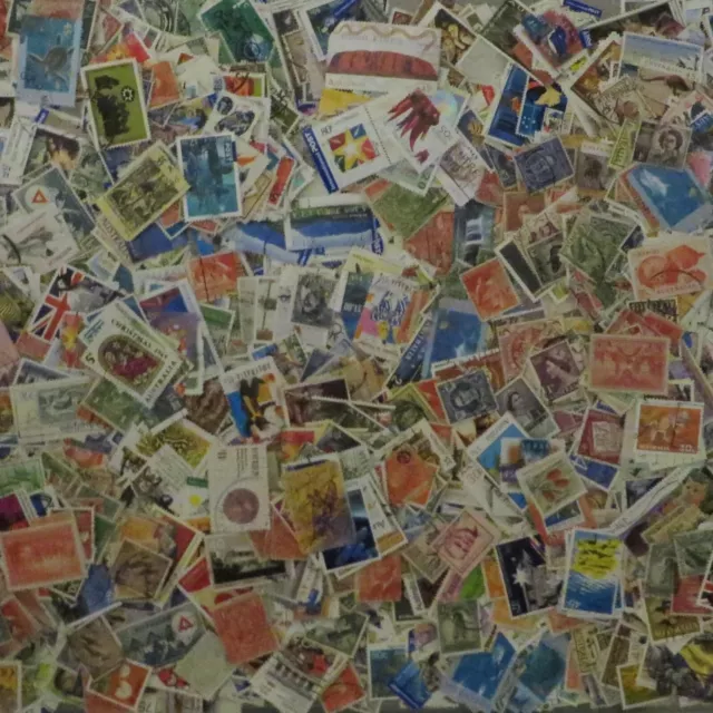 1000 Australia Stamps Off Paper With Some Duplication Collection Lot Z-51