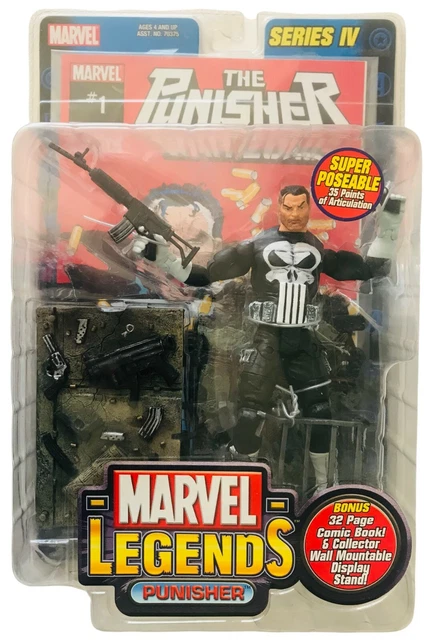 Marvel Legends Series IV Punisher War Journal Action Figure NEW w Package Wear