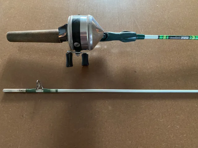Vintage Zebco Combo 6102 5'6 Rod & 33 Classic Spin Casting Fishing Reel