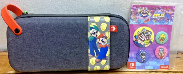 Nintendo switch case mario with wario buttons