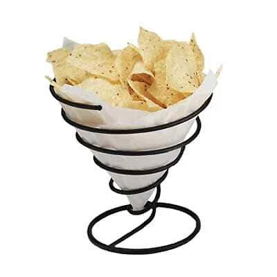G.E.T. 4-32808 Black 8 Fry Cone Holder"